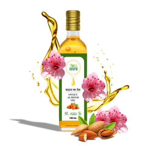 Shuddh Natural Sweet Almond oil I Wood Pressed I 100ml