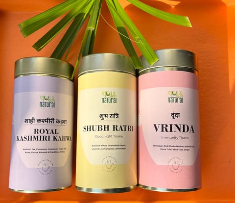 Shuddh Natural Festive Diwali Gift Hamper I Tea I Tisane I Set of 4
