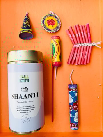 Shuddh Natural Festive Diwali Gift Hamper I Tea I Plantable Seed Patakha | Set of 5