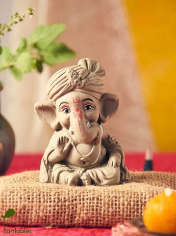 Shuddh Natural Festive Diwali Gift Box | Plantable Laxmi Ganesh, Honey, Dry Fruits & Incense | Set of 6