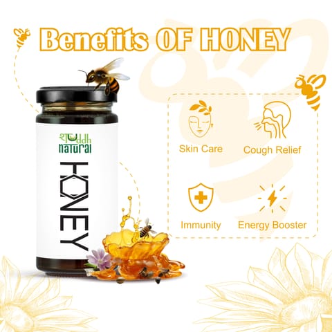 Shuddh Natural Festive Gift Box I Self Watering Plant I Honey I Dry Fruit I Bambooless Incense I Set of 5
