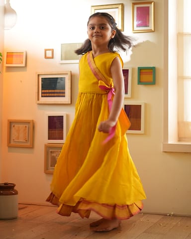LTWT BASANT Yellow Lehenga Choli