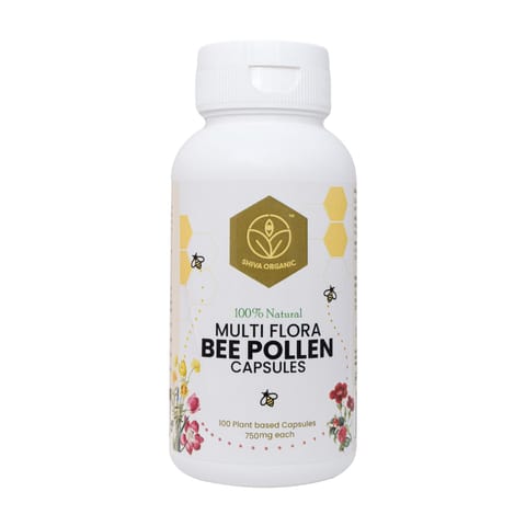 Shiva Organic Multi Flora Bee pollen Capsules