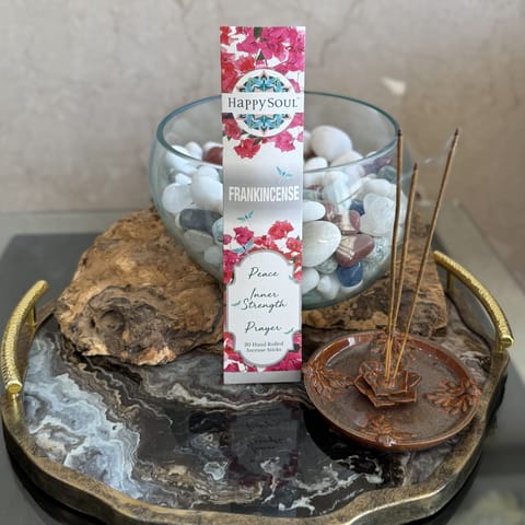 Happy Soul Frankincense Incense Stick: Peace, Inner strength, Prayer