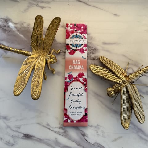 Happy Soul Nag Champa Incense Stick: Powerful, Sensual, Earthy, Energetic