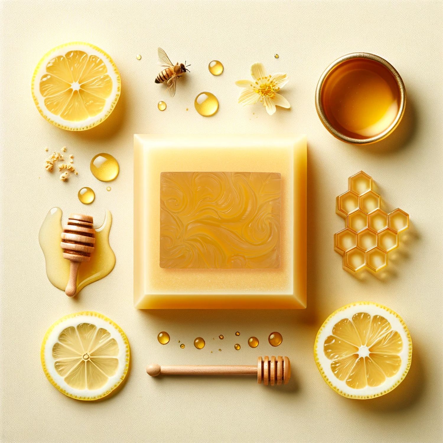 Shiva Organic Handmade Honey Lemon Soap