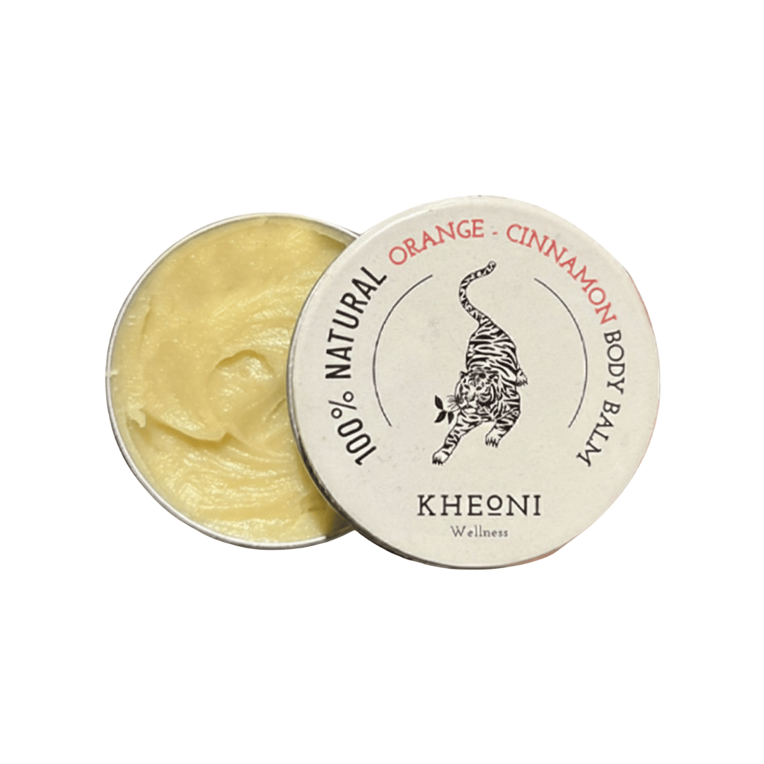 Kheoni 100% Natural Orange - Cinnamon Body Balm Moisturiser Cream 30 Gm