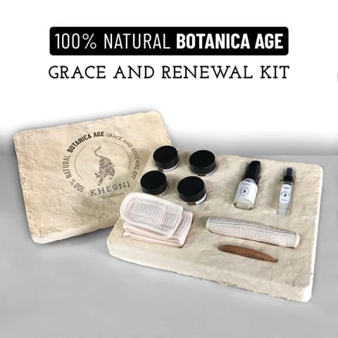 Kheoni 100% Natural Botanica Age Grace & Renewal Facial Kit for Glowing Skin Kheoni 100% Natural Botanica Age Grace & Renewal Facial Kit for Glowing Skin