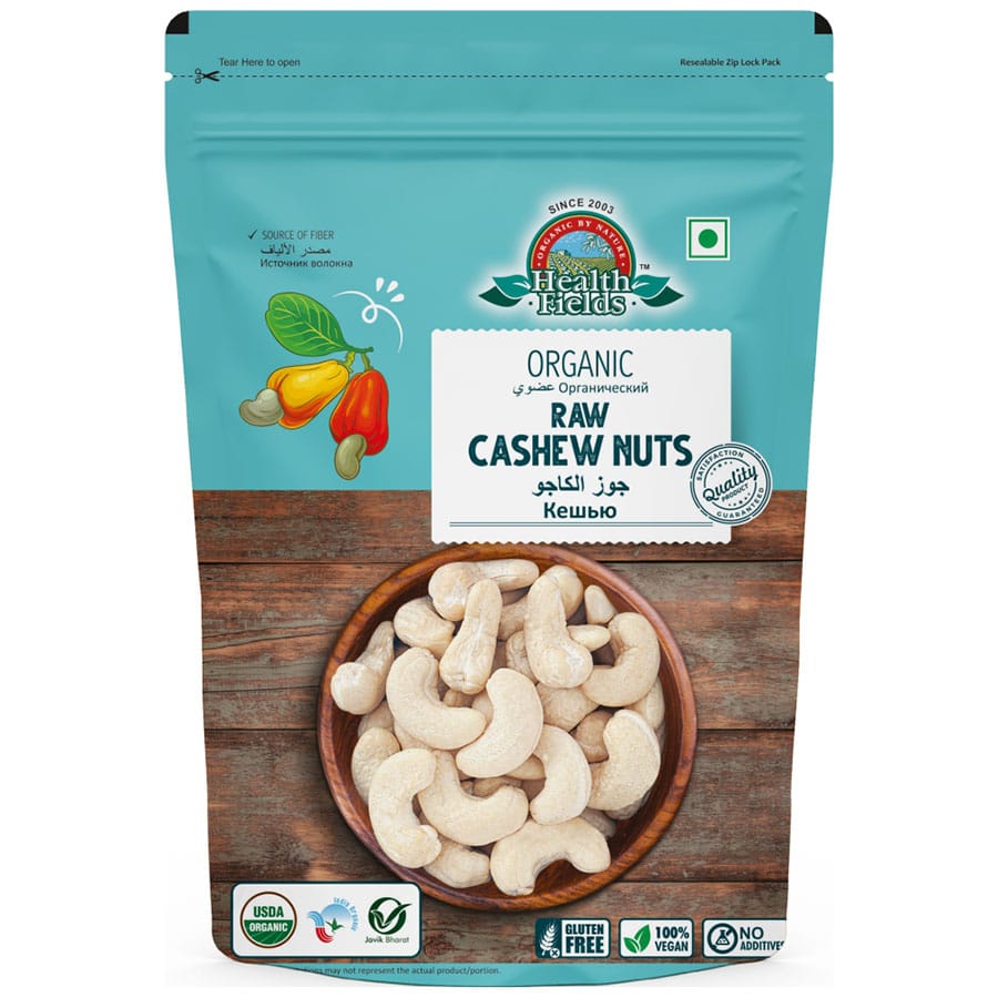 Healthfields Organic Rozana Kaju | Cashew Nut | 250g