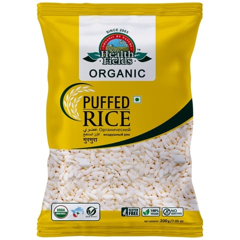 Healthfields Organic Rozana Puffed Rice | Murmura | 200g Healthfields Organic Rozana Puffed Rice | Murmura | 200g