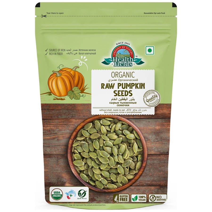 Healthfields Organic Rozana Kaddu Ke Beej | Pumpkin Seed | 250g