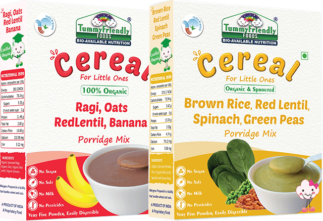 TummyFriendly Foods Certified Stage3 Porridge Mixes | 2 Packs, 200g Each Cereal (400 g, Pack of 2)